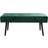 House Nordic Velvet Skiby Vert Settee Bench