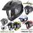 Scorpion ADF 9000 Desert Adventure Helmet - Matt Black/Silver