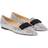 Jimmy Choo Glittered Ballet Flats - Grå