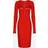 Dolce & Gabbana Viscose calf-length dress with corset details