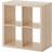 IKEA KALLAX White Stained Oak Hyllsystem 77x77cm