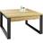 Novel 75x75x42cm Black/Oak Coffee Table 75x75cm