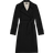 Theory Oaklane Admiral Crepe Trench Coat - Black