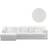 Decotique Upholstery For Le Grand Air 3-seater Cotton Loose Sofa Cover White