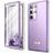 Suritch SURITCH for Samsung Galaxy S23 Ultra Case, [Built-in Screen Protector] [Dual-Layer Protection ] Full Protection Shockproof Rugged Bumper Phone Cover for Samsung S23 Ultra 6.8 Inch Pure Purple