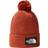 The North Face Logo Box Pom Beanie - Brandy Brown
