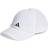 adidas Running Essentials Aeroready Six Panel Baseball Cap - White/Matte Silver