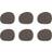 aida Raw Leather Clay Coaster 6pcs