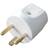 6228659462 Plug - 230V with DK ground, White