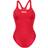 Arena Womens Solid Team Swim Pro Swimsuit - Red/White