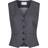 Neo Noir Vendetta Melange Vest - Dark Grey