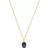 Sif Jakobs Ellisse Carezza Förgyllt Silver Halsband Med Zirconia SJ-N2353-BLCZ-YG