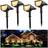 Jior Solar Landscape Black Ground Lighting 7.6cm 4pcs