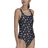 Adidas Women's Allover Print Swimwear - Black