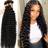 Shein 4pcs Deep Wave Virgin Human Hair Bundles Natural Black Hair Extensions Weave Bundles 8-30inch