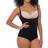 Shapermint Open Bra Bodysuit with Brief Leg Panty - Black