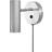 Globen Lighting Hubble Brushed Steel Wall light