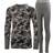 Helly Hansen Junior's Graphic Lifa Merino Base Layer Set - Black