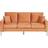 Beliani Gavle Orange/Silver