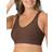 Shapermint Truekind Daily Comfort Wireless Shaper Bra - Chocolate