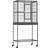 Pawhut Bird Cage Metal Canary Cages for Parakeet Detachable Rolling
