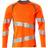 Mascot Safe Långärmad T-shirt - Varsel Orange/Mörk Petroleum