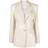 Nanushka Hathi Okobor Alt Leather Blazer - Creme