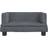 vidaXL Sofa Velor Dark Grey