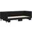 vidaXL Extendable Daybed Black Soffa 223cm 3-sits