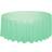 Unique Party Round Mint Plastic Tablecloth 84"