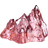 Kosta Boda The Rock Lantern Rosa Candle Holder 9.1cm