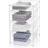 Elfa Lumi Basic Startkit 740 x 450 x 540 mm Hvid Opbevaringssystem