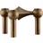 Stoff Nagel Bronzed Brass Ljusstake 6.9cm 3st