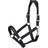 LeMieux Anatomisk lädergrimma Black unisex