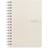 Burde Anteckningsblock A5 linjerat beige