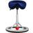 Backapp 2.0 Smart Alcantara Red Ball/Blue/Silver Gray Saddle Chair 81cm