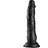 Willie City Svart Realistisk Dildo med Sugpropp 23 cm Black Black