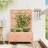 vidaXL natural douglas, 79 114 Garden Planter with Rack Flower Box Plant Pot Pine