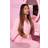 Lullabellz Thick 24" 1 Piece Straight Clip In Hair Extensions Mellow Brown Blonde