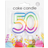 Globos 50-Tal Kagelys Regnbuefarvet
