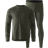 Ullmax Merino Warm Set M - Green Stripe