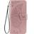 MAULUND Samsung Galaxy A52s 5G A52 4G 5G Læder Flip Sommerfugle Imprint Rose Gold