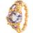 House of Vincent Moonlit Secret Ring - Gold/Amethyst