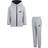 Nike Kid's Sportswear Tech Fleece Full-Zip Hoodie Set 2pcs -Dark Grey Heather (86L050-042)