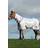 Saxon Mesh Combo Neck Fly Rug - White/Navy