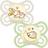 Mam Perfect Night 0 Soother 2 Pack Natural