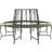 vidaXL Tree Garden Bench