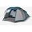 Quechua 4 Man Tent MH100 Xxl Grey/dark Petrol Blue