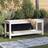 vidaXL white pine, 108 Deck Garden Bench