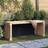 vidaXL natural pine Garden Bench
